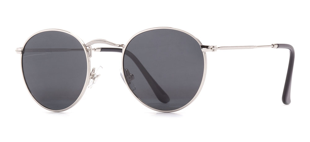 BENX SUNGLASSES Sunglasses Kid Man,Woman,Unisex Round Full-Rimmed Metal Polarize BXGÜNŞ 8006.46-C.01